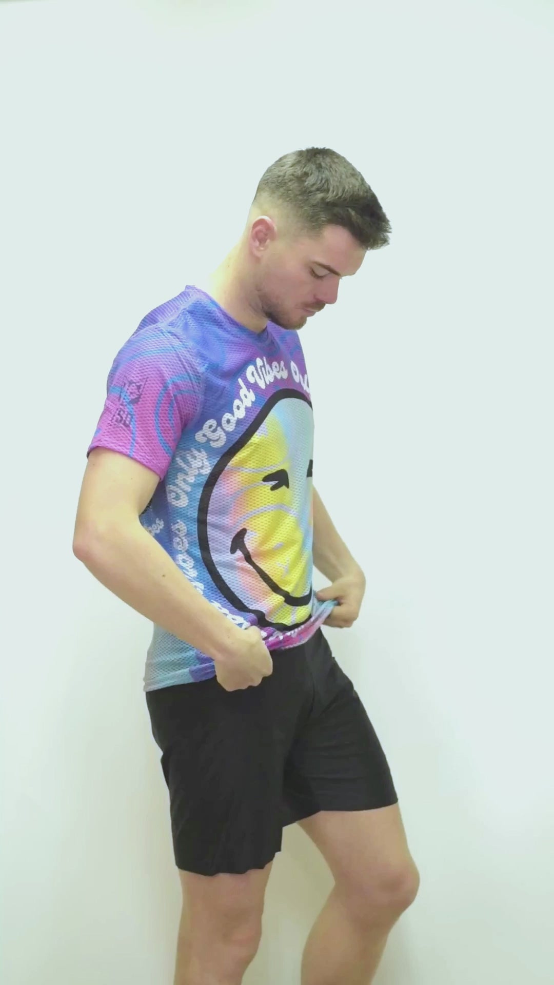 Men's short sleeve T-shirt - S.W.Smiley Vibes – OTSO S.L.