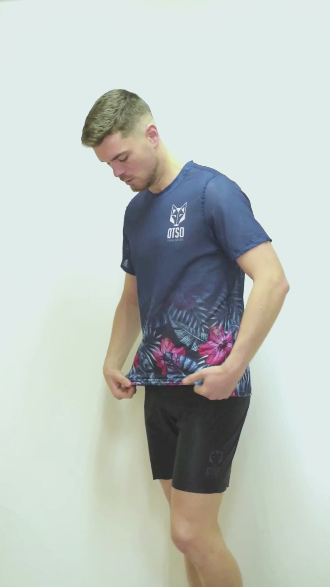Camiseta manga corta hombre - Tropical Dark (Outlet)