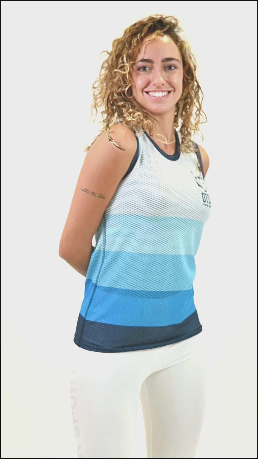 Women's Singlet Blue - Otso – OTSO S.L.