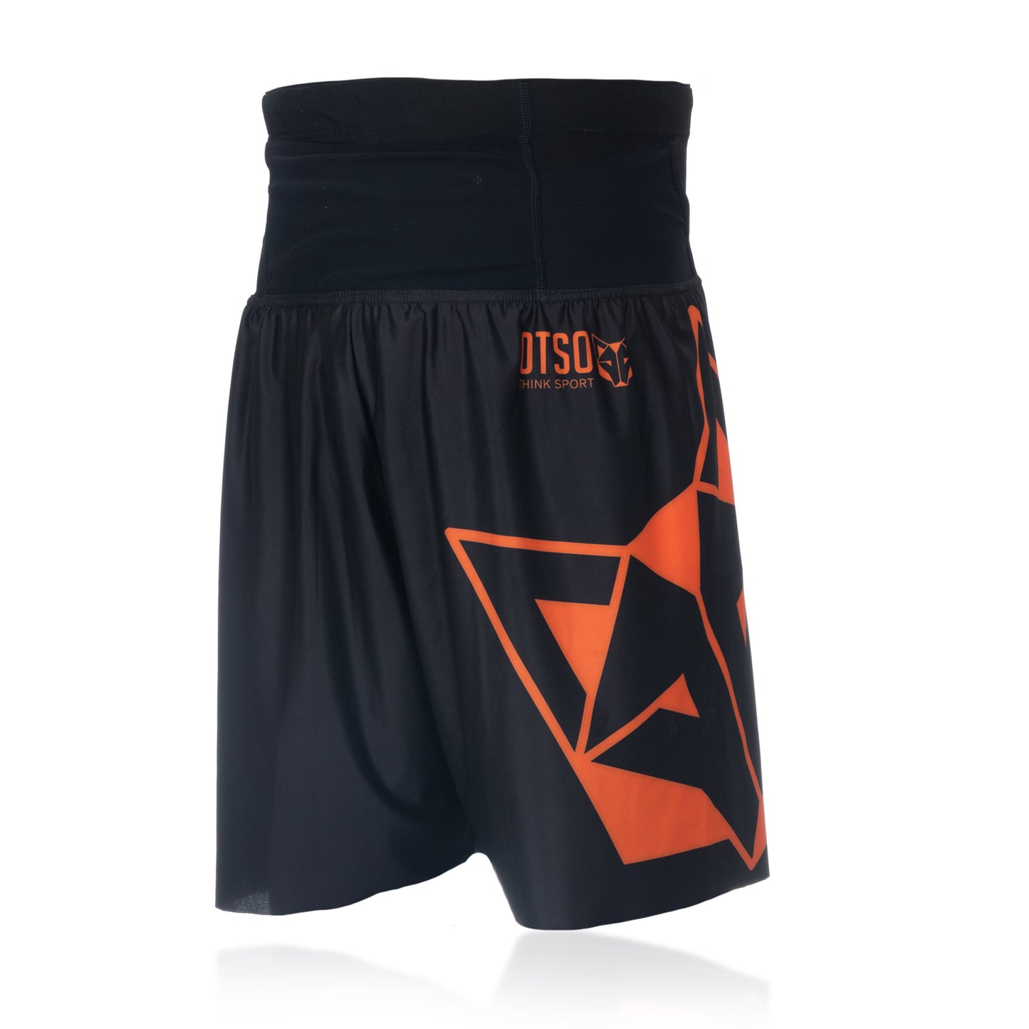 Shorts - Black & Orange