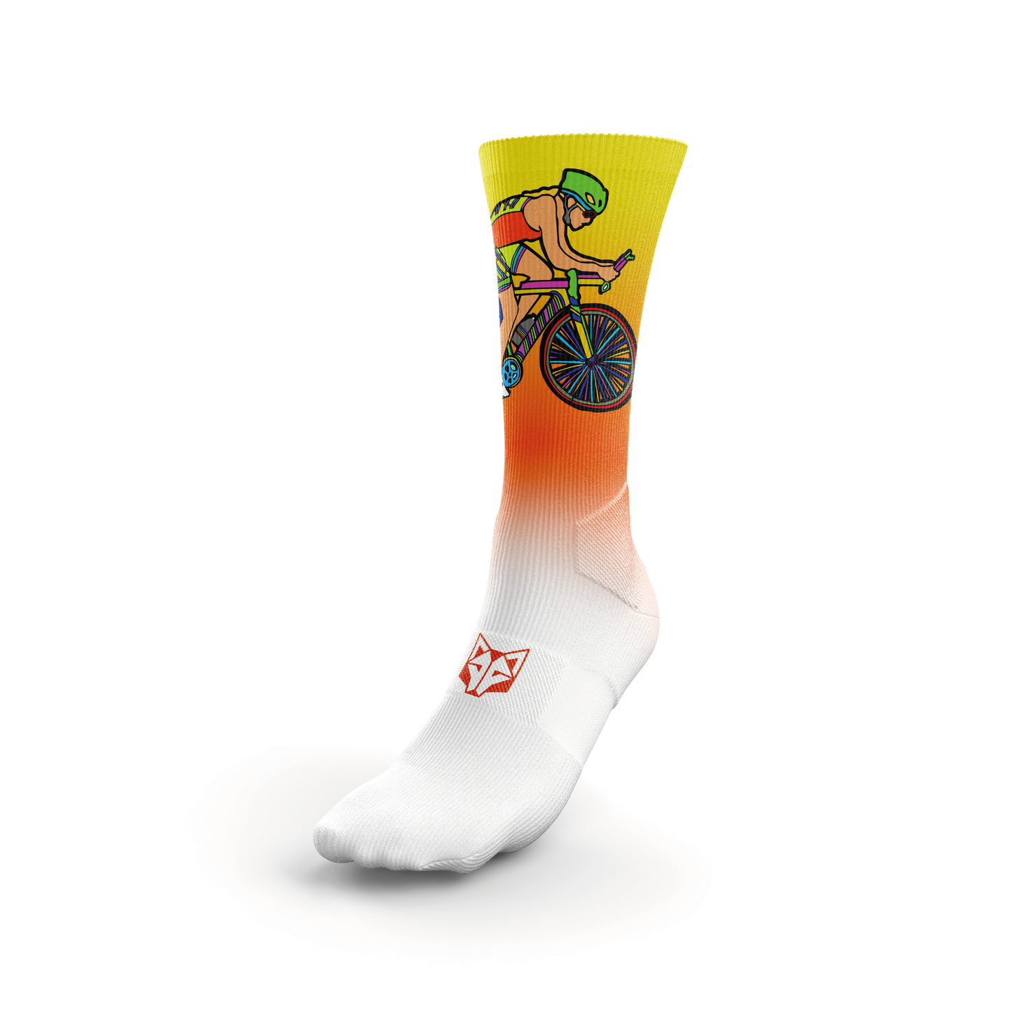 Chaussettes sublimées - Time to tri Woman Bike