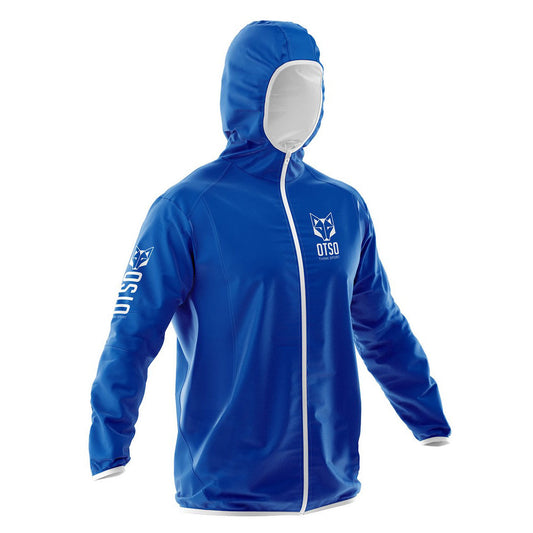 Waterproof Jacket - Electric Blue & White