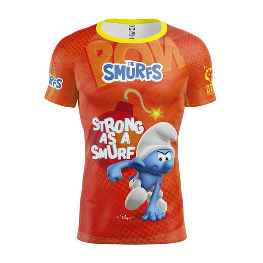 Camiseta manga corta hombre - Strong as a Smurf