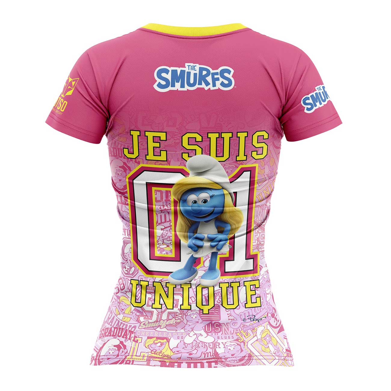 T-shirt manches courtes femme - Smurfs Hugs
