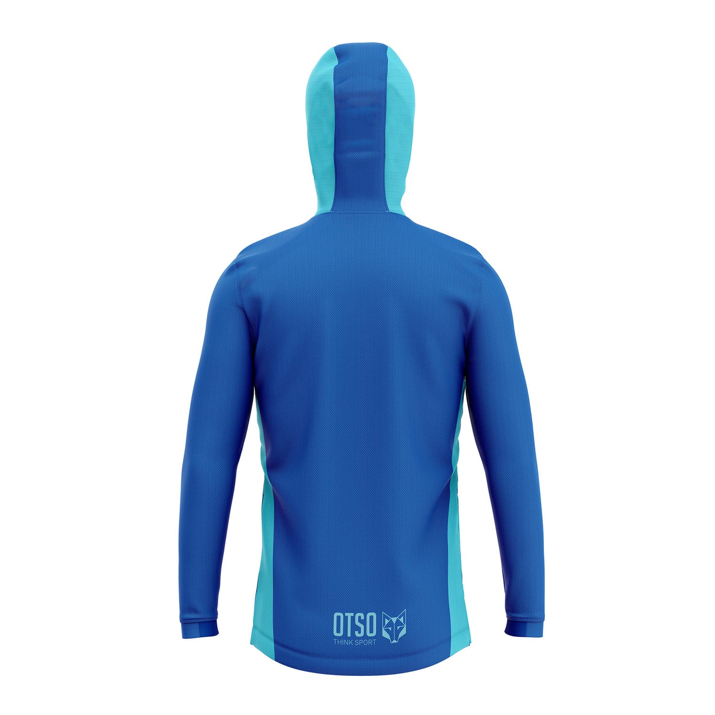 Unisex sport hoodie - Electric Blue & Light Blue