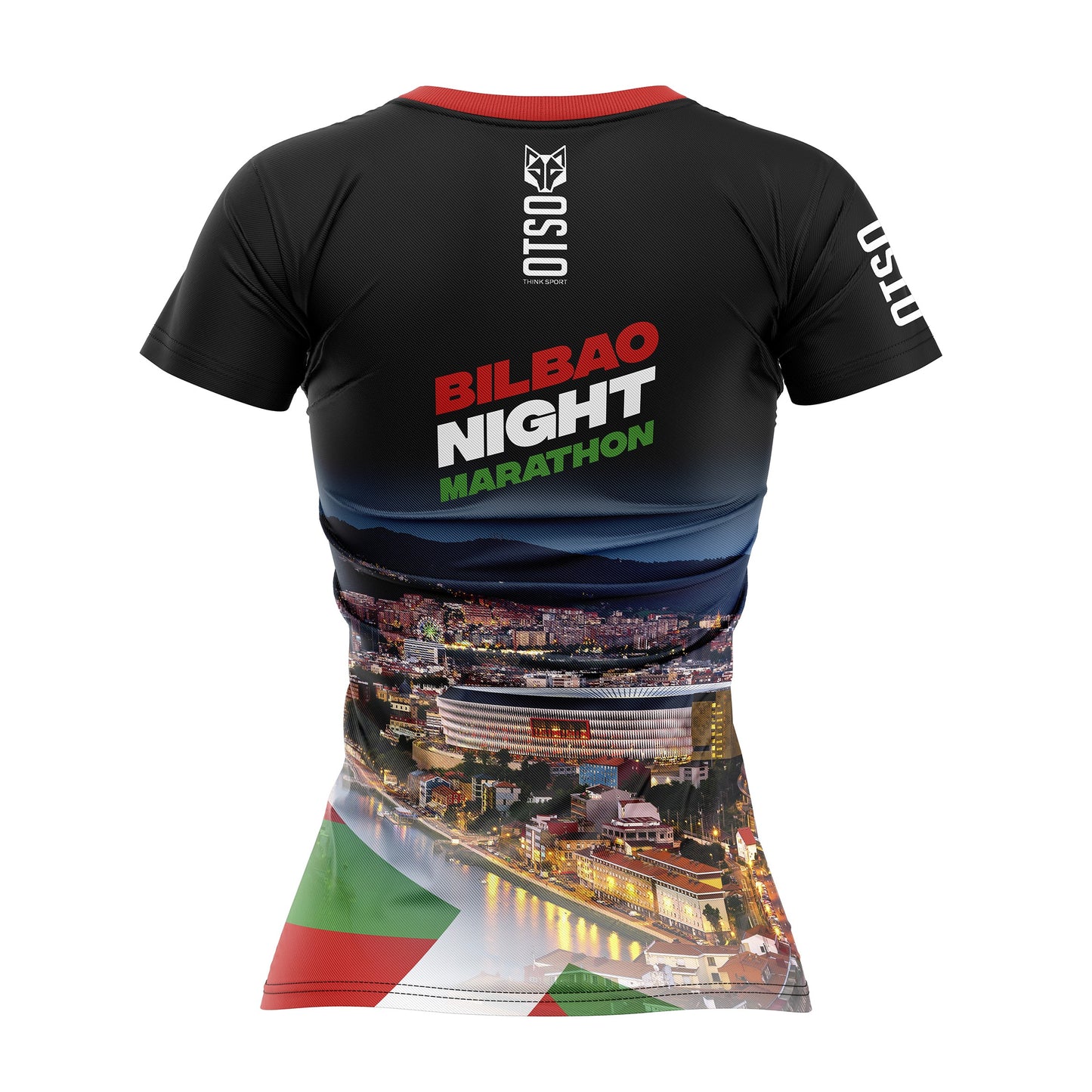 T-shirt manches courtes femme - Bilbao Night Marathon (Outlet)