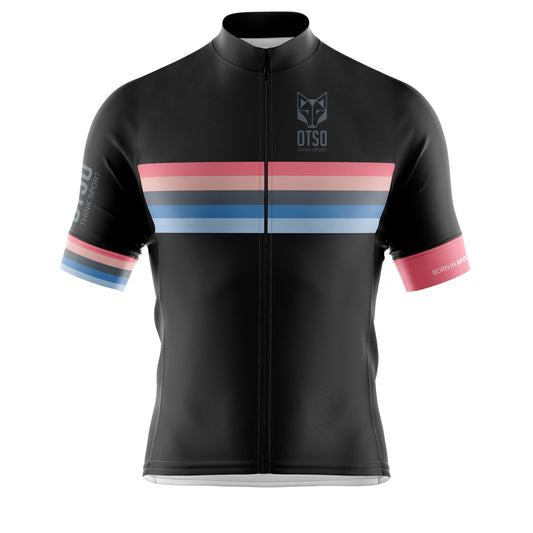 Maillot de cyclisme manches courtes homme - Stripes Black (Outlet)