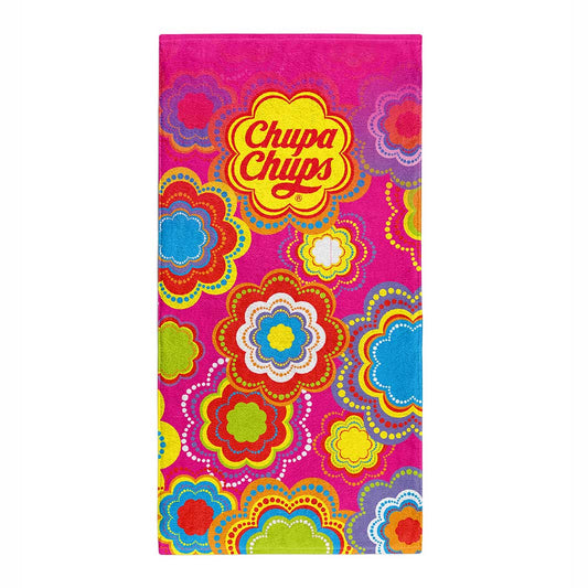 Microfiber towel Chupa Chups Floral Pink