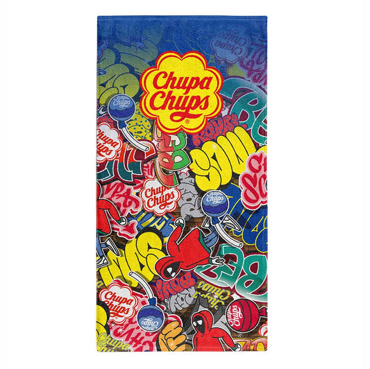 Toalha de microfibra Chupa Chups Graffiti