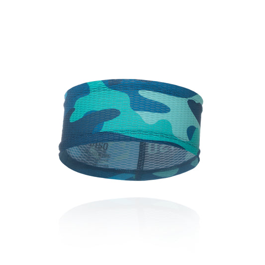 Ultra-LightCamo Blue Headband