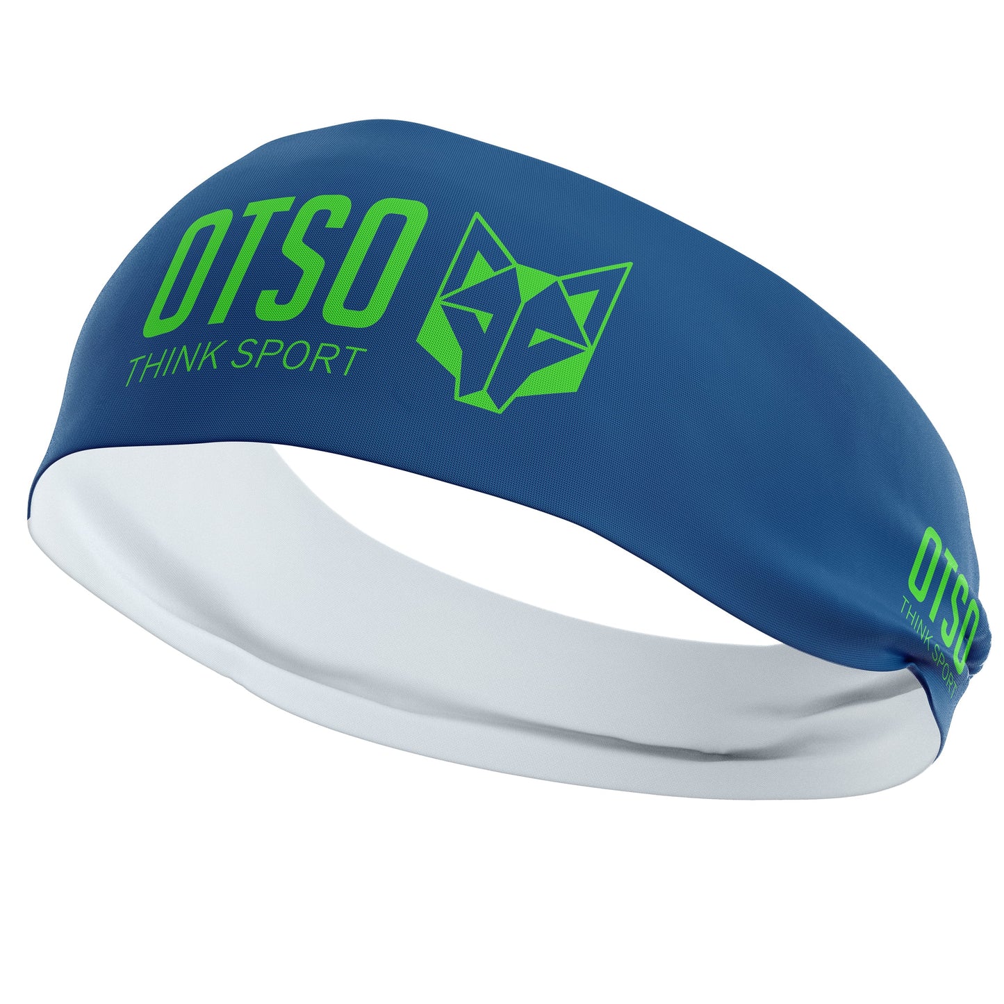 Cinta de cabeza - OTSO Sport Electric Blue / Fluo Green