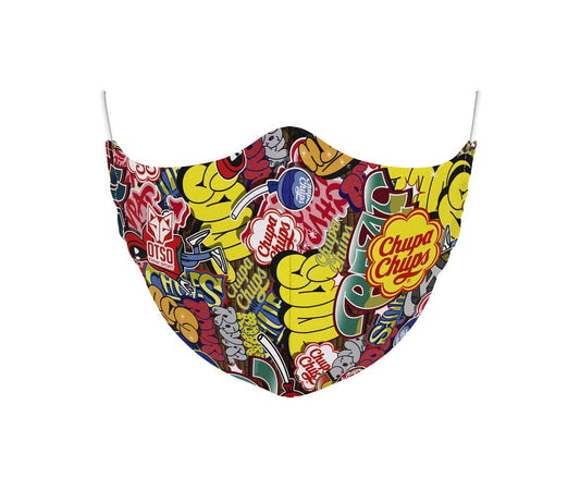 Chupa Chups Graffiti Mask (Outlet)