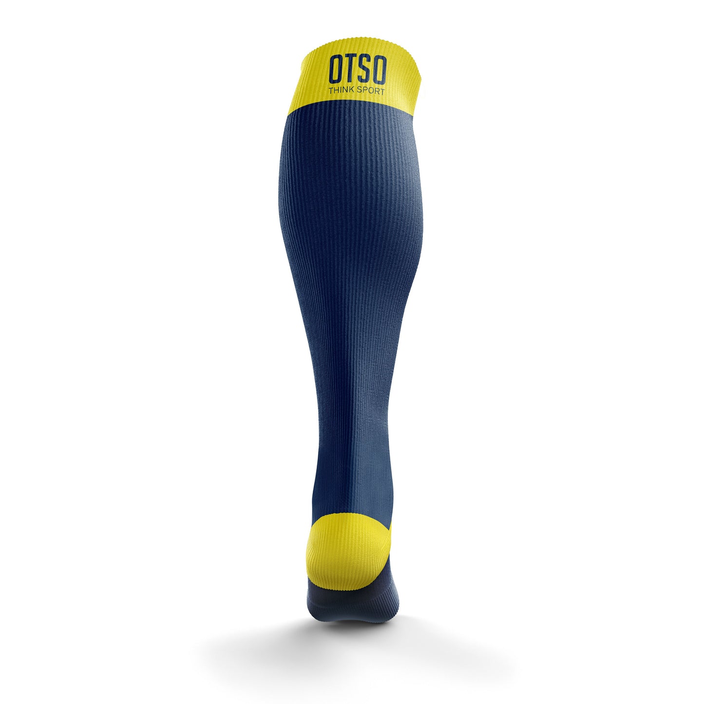 Calcetines Recovery - Navy Blue & Fluo Yellow