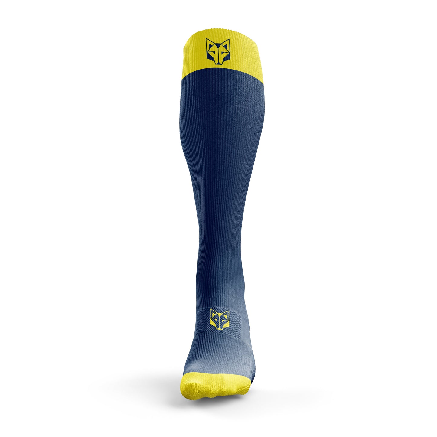 Calcetines Recovery - Navy Blue & Fluo Yellow