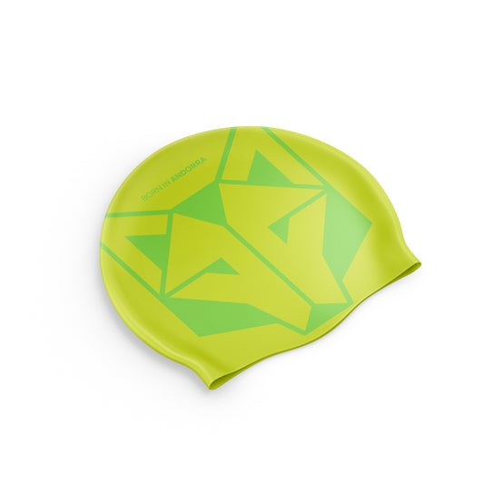 Fluo Yellow & Fluo Green Swimming Cap