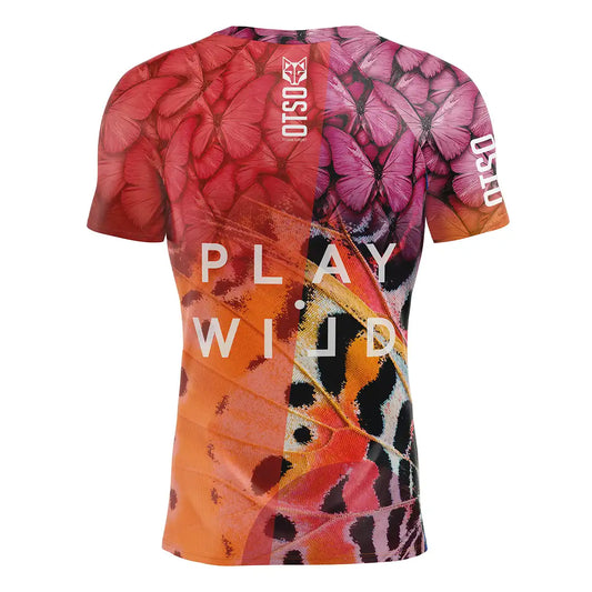 T-shirt de padel manches courtes homme - Wings (Outlet)