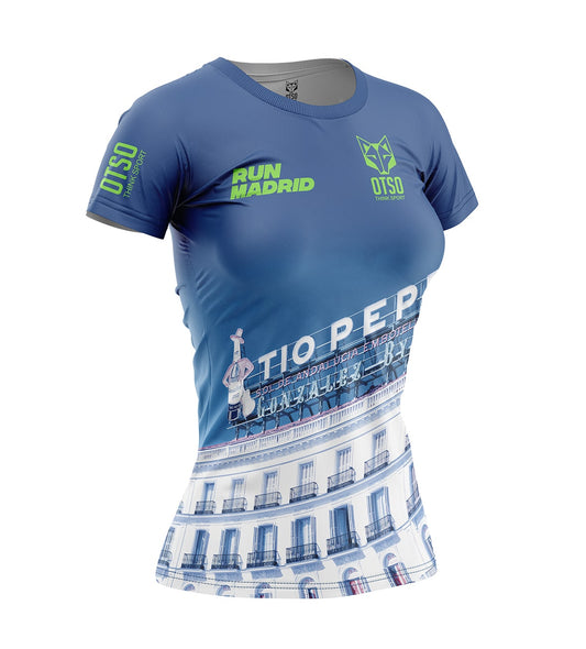 T-shirt manches courtes femme - Run Madrid Tio Pepe (Outlet)