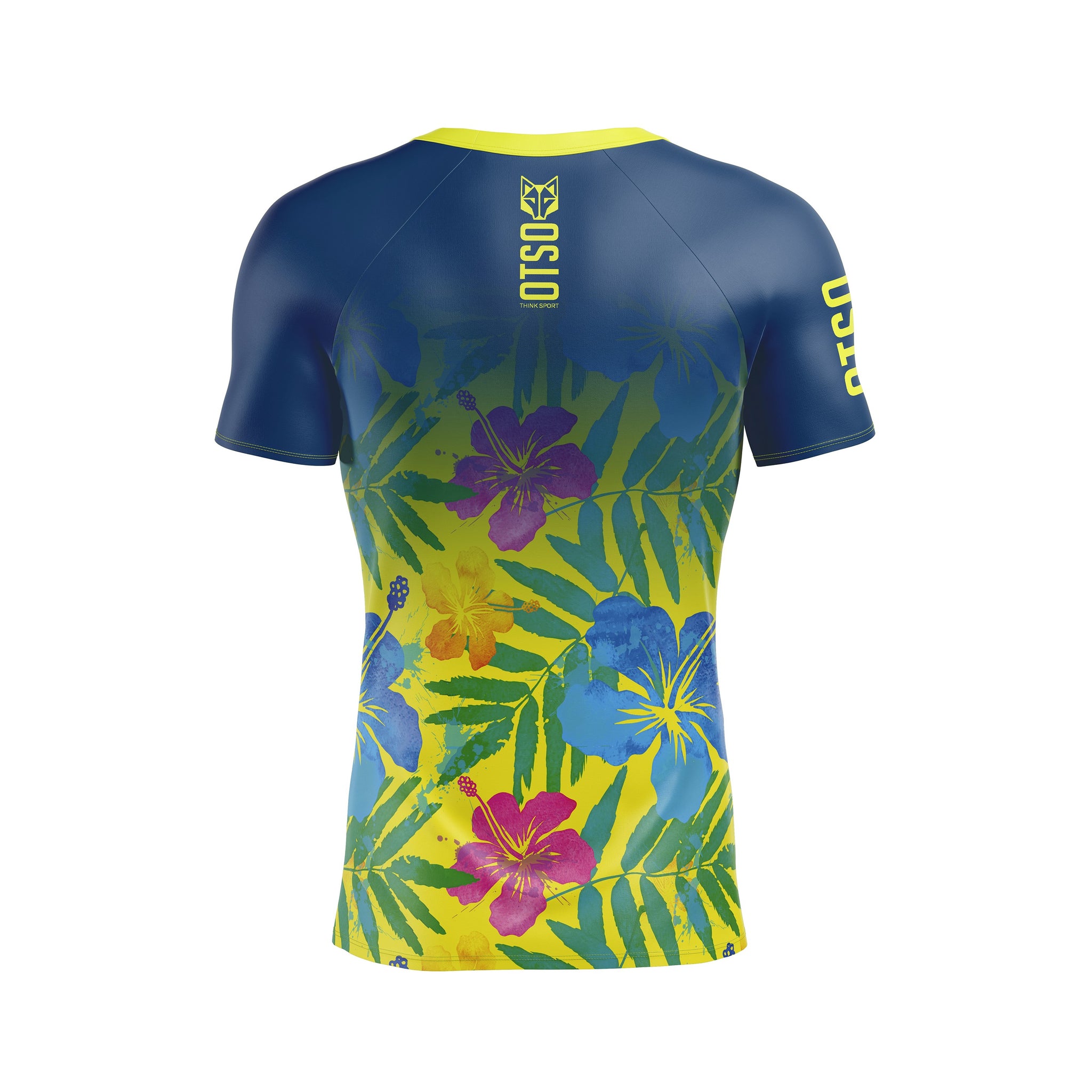 Camiseta manga corta hombre - Floral Blue (Outlet)