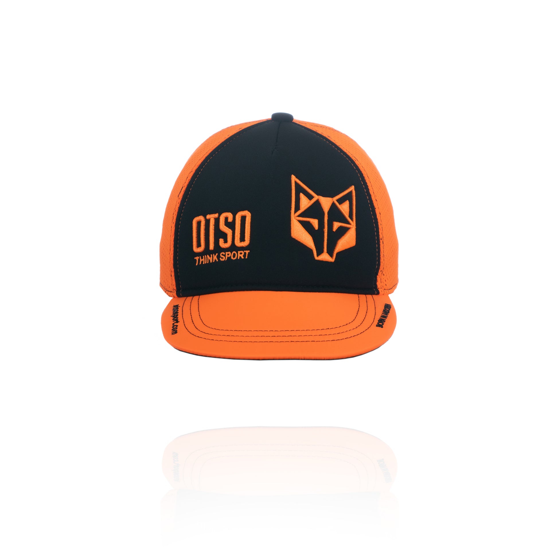 Black & Fluo Orange Cap – OTSO Snapback