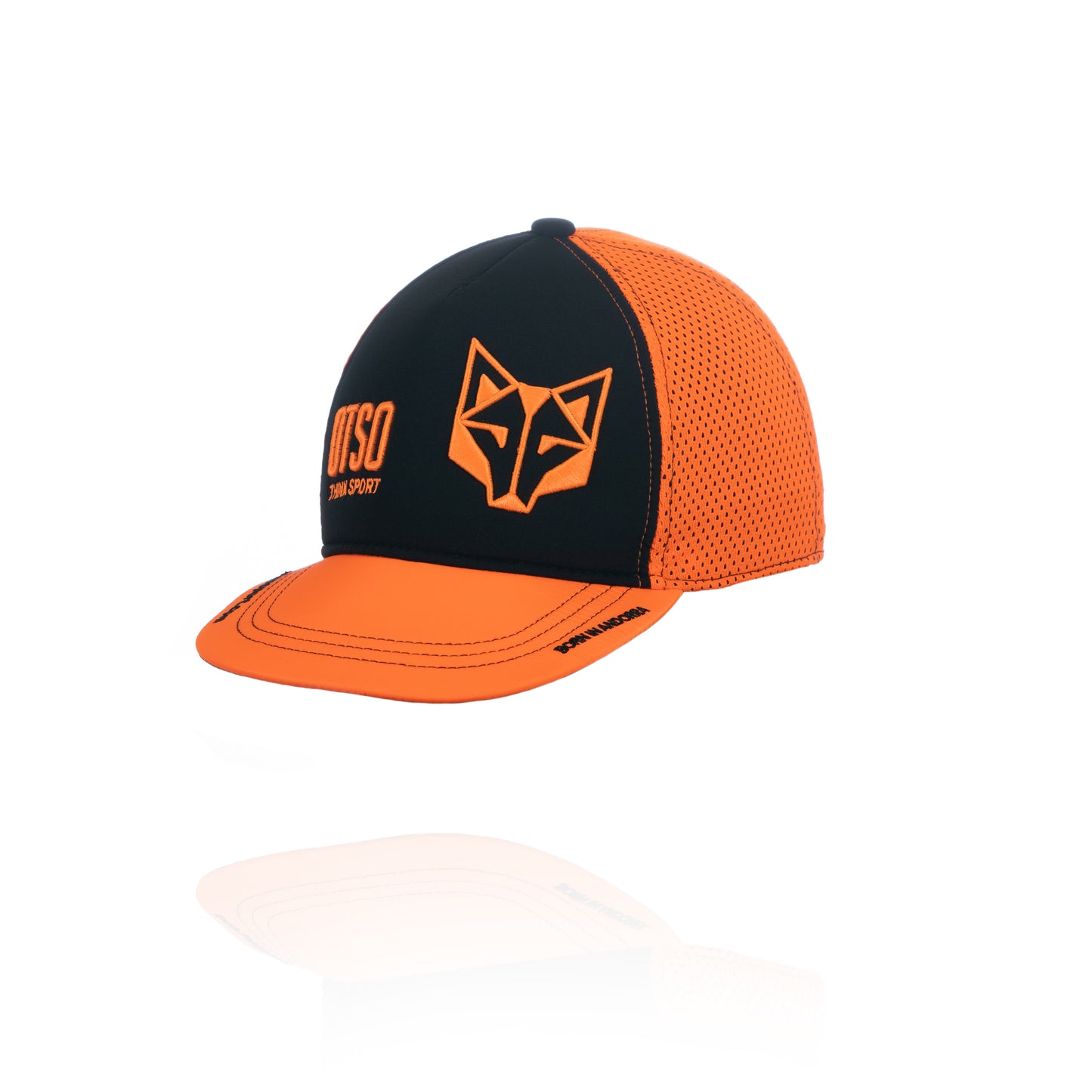 Black & Fluo Orange Snapback Cap – OTSO