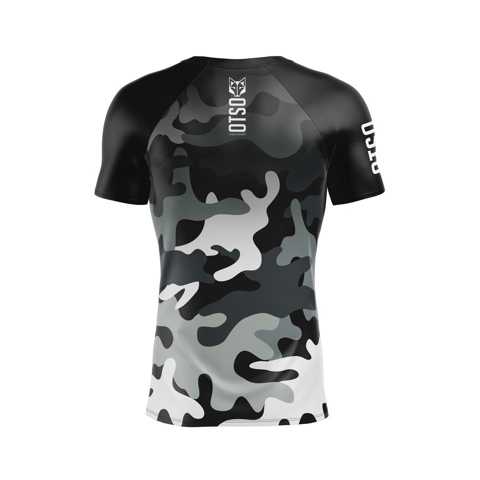 Camiseta manga corta hombre Camo Grey