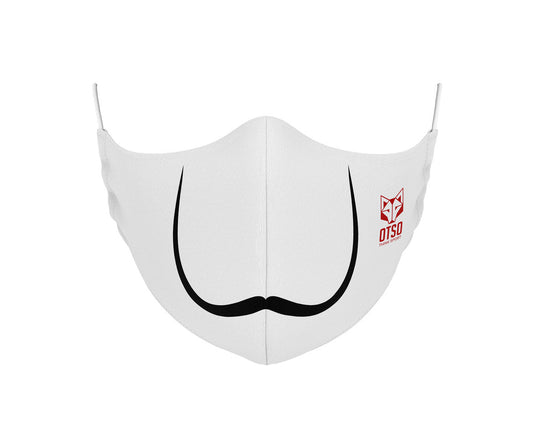 Moustache Masque Blanc