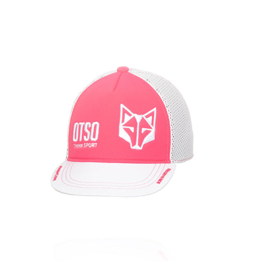 Fluo Pink & White Snapback Cap